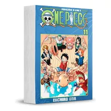 One Piece Edição 3 Em 1 Vol. 11 Eiichiro Oda Editora Panini Brasil Capa Mole Em Português 2023