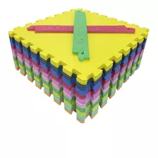 Tatame Eva Tapete Infantil Kit C/12 Chapas 50x50x1cm