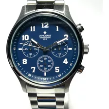 Reloj Junghans Hombre De Acero Inoxidable Cronógrafo