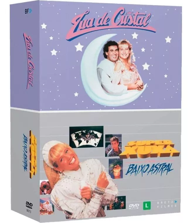 Dvd Box Xuxa Lua De Cristal + Super Xuxa Contra Baixo Astral