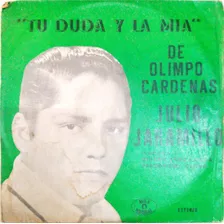 Disco Vinilo Lp Julio Jaramillo Tu Duda Y La Mia Usado