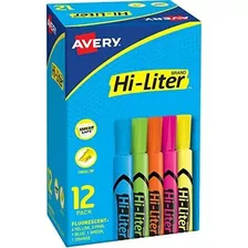 Set Resaltadoras Avery De 12 U Multi