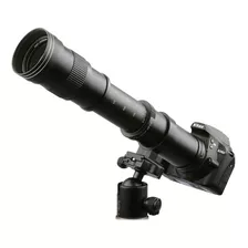 Lente 420-800mm Super Telefoto Zoom Canon T6 T5i T4 T3i 70d