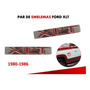 Par De Emblemas Laterales Ford Ranger Xlt 2006-2011