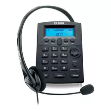 Cabezal Telefonico Con Vincha Y Teclado Elgin 8000 Caller Id