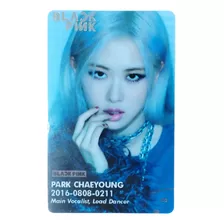 Credencial Park Chaeyoung I Black Pink