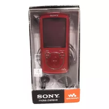 Walkman Rojo Mp4 Coleccion Nuevo 4gb 