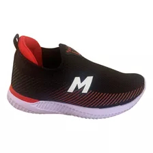 Tênis Esportivo Infantil Mini Pé Preto/vermelho- Mp2113pv