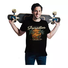 Camiseta De Algodón Paradise | Excelente Durabilidad Dtf