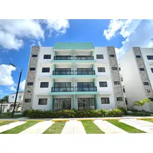 Alquilo Apartamento De 2 Habitaciones Amueblado En Epic Punta Cana. Residencial Con Piscina, Juegos Infantiles, Seguridad 24/7