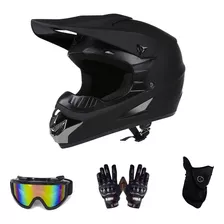 Casco De Motocross, Casco Protector Facial Para Motocicleta