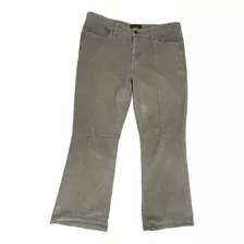 Pantalón Mujer Dama Pana Algodón Talla 12 Eddie Bauer Relaxe