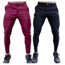 Kit 2 Calça Alfaiataria Masculina Bengaline Exclusiva