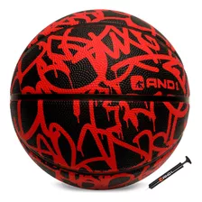 Fantom Rubber Basketball &amp; Pump (graffiti Series) -...