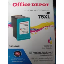 Cartucho Tinta Hp 75 Xl Office Depot Tricolor 