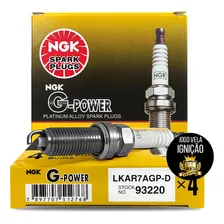 Jogo Velas Ngk Gpower Renault Logan 1.6 16v Sce Flex Ou Gnv