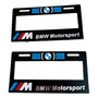 Marco Porta Placa Para Bmw Aluminio Negro 