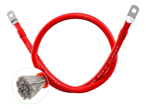 Battery Inverter Cable Set With 8 Awg Terminals Foto 4