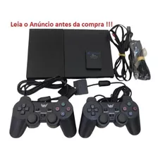 Playstation 2 +2 Controle + 1 Memory C + Brinde ! Leia O Anúncio !