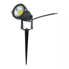 Luminária Espeto Jardim 7w Led Cob 3000k Branco Quente Ip66