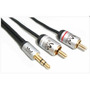 Tercera imagen para búsqueda de cable de audio estereo 3 5mm a rca 1 8 metro digital 2x1 favorito 4