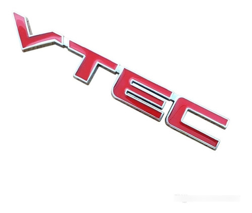 Logo Emblema Vtec Para Honda 12.8x1.8 Cm Metlico Foto 4