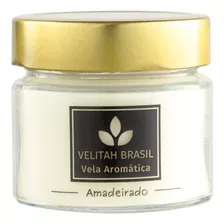 Vela Aromática Premium Amadeirado 140g 30h Aromatizada