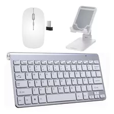 Teclado, Mouse Slim Sup Para iPad Pro 12,9 2020/2021 Branco