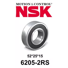 Rodamiento Sellado Nsk 6205 2rs 52x25x15