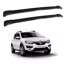 Barras De Techo Aluminio Negro Sandero Stepway Eqmax