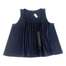 Blusa Dama Azul, Banana Republic Sin Mangas Talla Xl