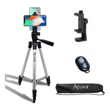 Tripode De 50 Para Camara / Celular Acuvar + Control Rem...