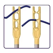 24 Agulha Costura Manual Cego Deficiente Visual Furo Lateral