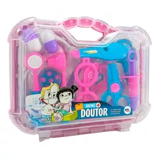 Maleta De Médico De Brinquedo Criança Completa Kit 12 Peças
