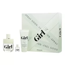 Girl Edt + Mini Talla + Exfoliating Shower Gel Rochas Set