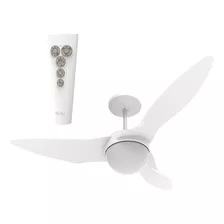 Ventilador De Teto Aliseu Terral Branco Com Controle Remoto