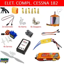 Kit Eletrônica Cessna 182 Motor D2836 1250kv + Imax B3 10w