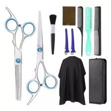 Kit Básico De Tijeras De Peluquería Más Estuche Y Accesorios