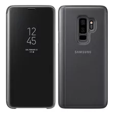 Case Clear S-view Flip Cover Samsung Para Galaxy S9 Plus