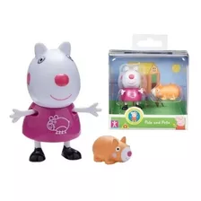 Mini Figuras Peppa Pig Amigos E Pets Suzy E Hamster