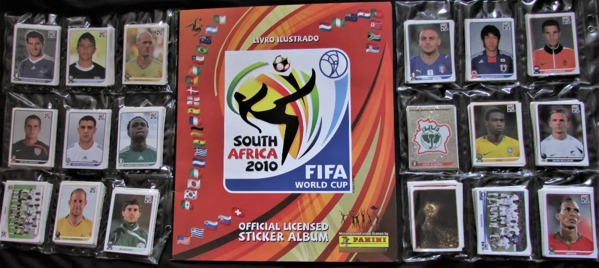 Album Figurinhas Copa 2010 Africa Do Sul Para Colar
