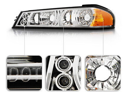 04-12 Gmc Canyon Chevy Colorado Chrome Led Bumper Signal Yyk Foto 4