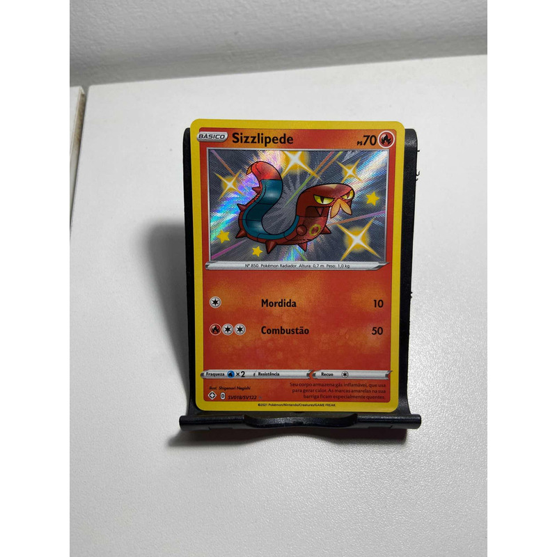 Card Pokemon Raro Shiny + 5 Cartas De Brinde Copag Original