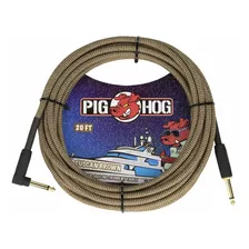 Pig Hog Cable P Guitarra, Bajo Tuscan Brown 6m 