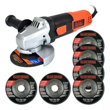 Mini Esmeriladora De 4-1/2'' + 7 Discos G720 Black+decker