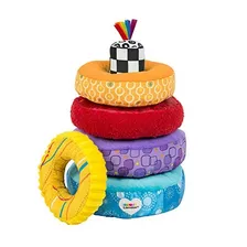 Lamaze Rainbow Stacking Rings Juguete De Desarrollo