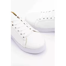 Tenis Sneakers Hombre Blancos Snake Premium Moon & Rain