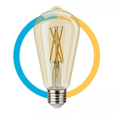 Foco Led Vintage Wi-fi De 4,5 W Color De La Luz Blanco Cálido