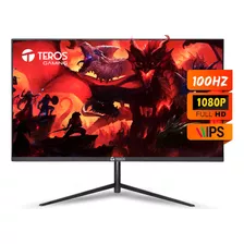 Monitor Teros Gaming 24 Te-2440s Full Hd Ips 100hz - Plano Color Negro