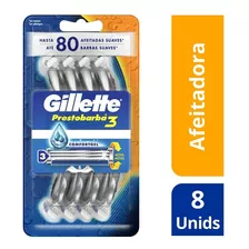 Máquinas Desechables Gillette Prestobarba3 Gel 8 Unidades